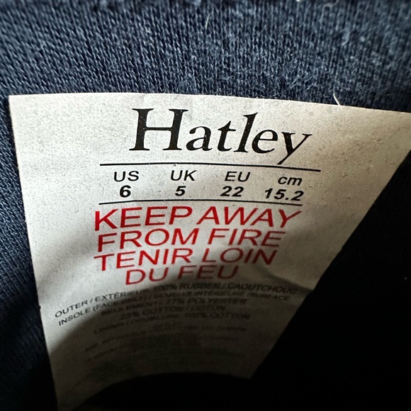 Hatley Kids Dino Shiny Rain Boots - Size 6 New In Box - Picture 5 of 6